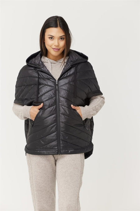 Krimson Klover - Sierra Poncho Damen - black - KK-F24106-001-S/M - Sportbrands24