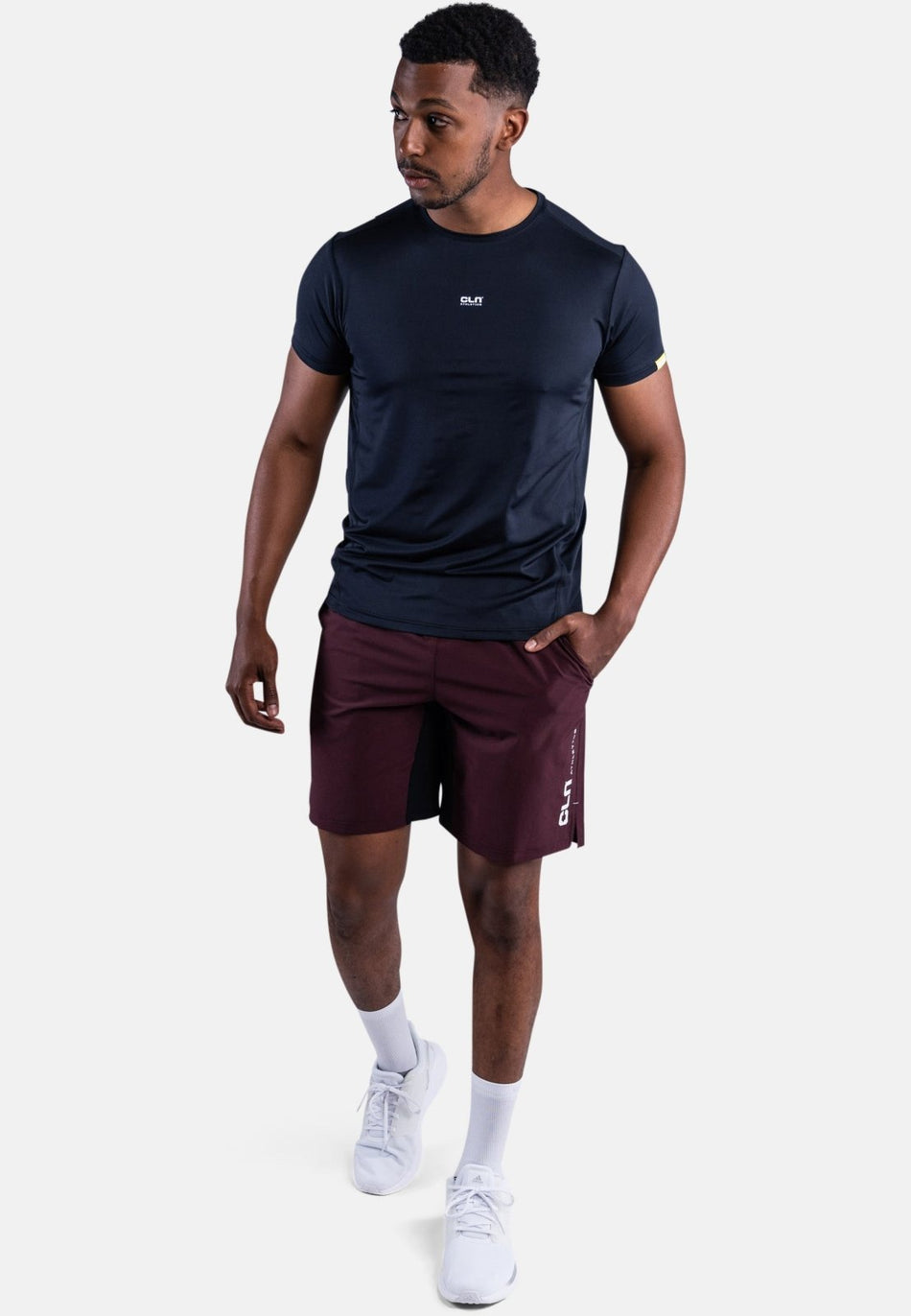 CLN Athletics - Dino Shorts Herren - dark wine - CLN - 2108 - 80 - S - Sportbrands24