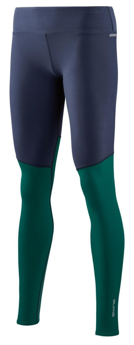 Skins - DNAmic Soft Long Tights Kompressionshose Damen - Navy Blue/Deep Teal - SK-DL40000012049FXS - Sportbrands24