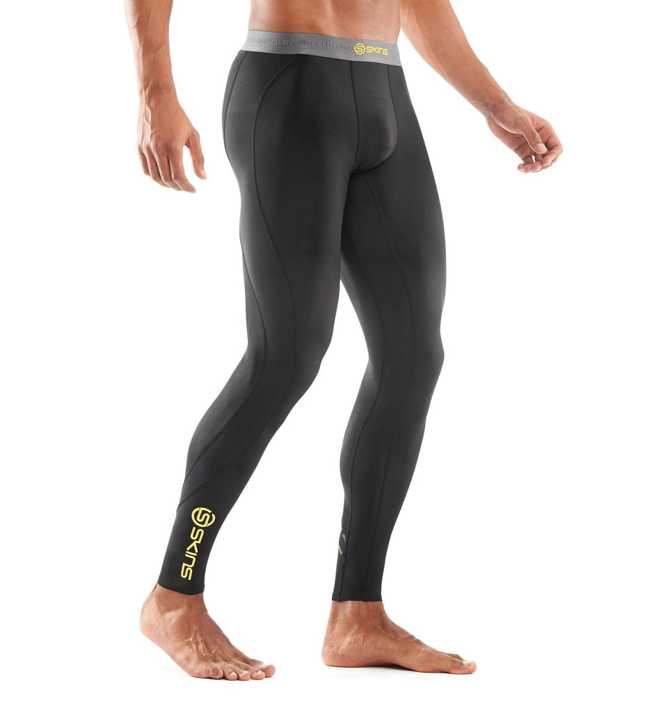 Skins - DNAmic Long Tights Kompressionshose Herren - Black - SK - B05001001XS - Sportbrands24