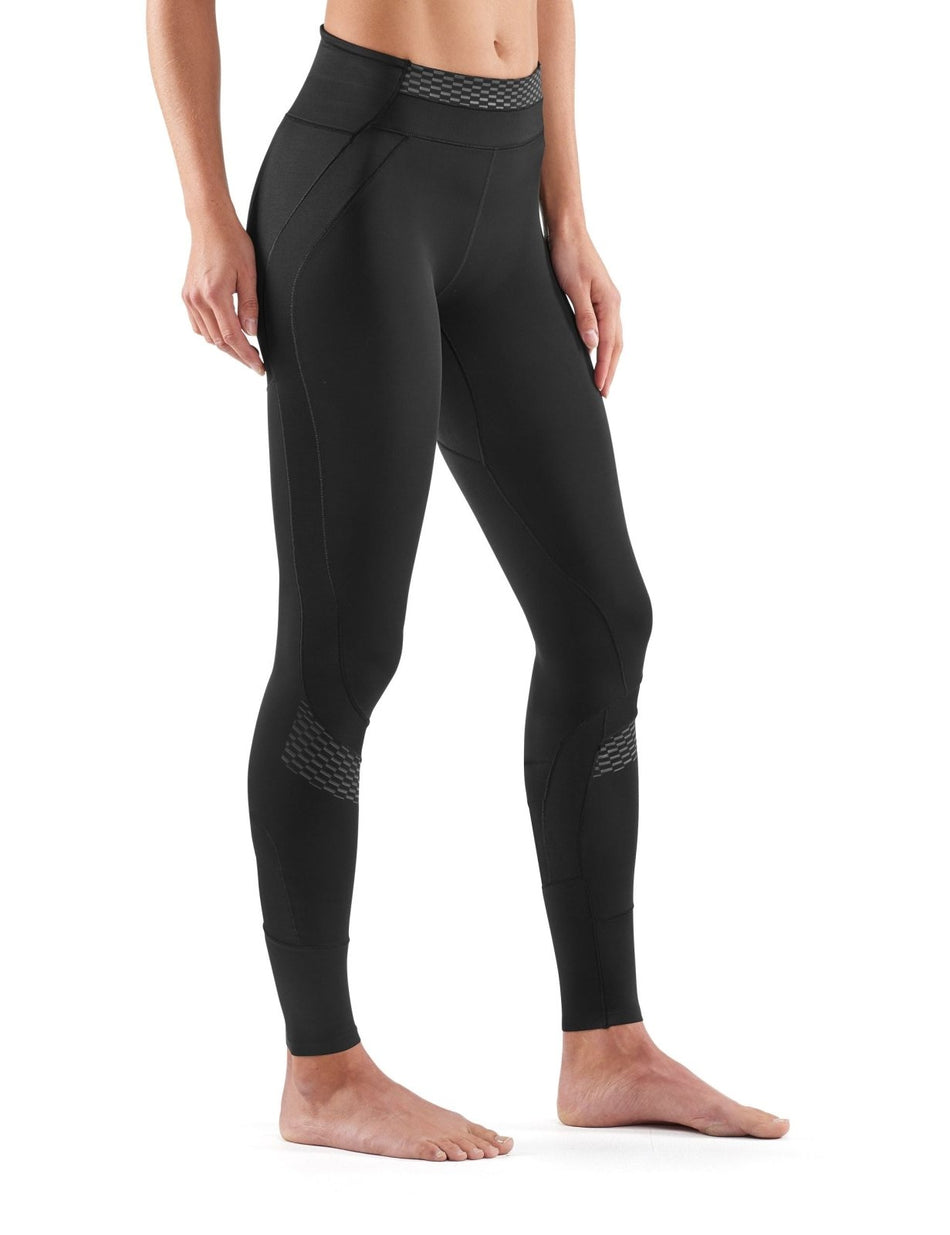 Skins - DNAmic Ultimate Long Tights Kompressionshose Damen - Black Starlight - SK - DU40000010063FXS - Sportbrands24