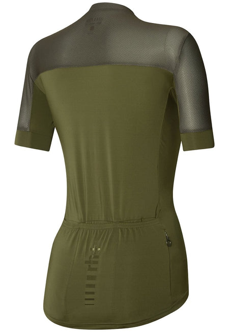 RH+ - Logo W Jersey Radtrikot Damen - kaki - RHB-ECD0791-561-XS - Sportbrands24