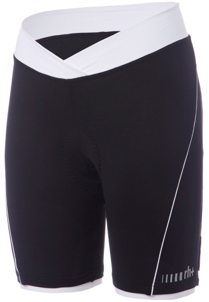 RH+ - Pista W Short Radhose Damen - black/white - RHB-ECD0805-910-S - Sportbrands24