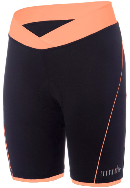 RH+ - Pista W Short Radhose Damen - black/apricot - RHB-ECD0805-923-S - Sportbrands24