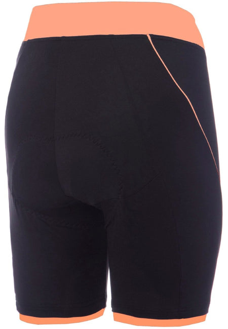 RH+ - Pista W Short Radhose Damen - black/apricot - RHB-ECD0805-923-XS - Sportbrands24