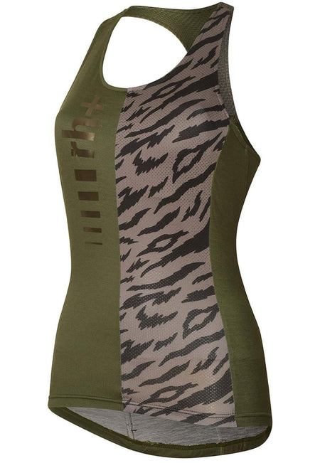 RH+ - Logo W Top Fahrradtrikot Damen - kaki/java - RHB-ECD0862-59F-XS - Sportbrands24