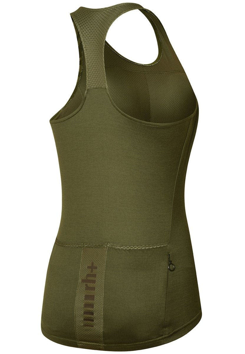 RH+ - Logo W Top Fahrradtrikot Damen - kaki/java - RHB-ECD0862-59F-XS - Sportbrands24