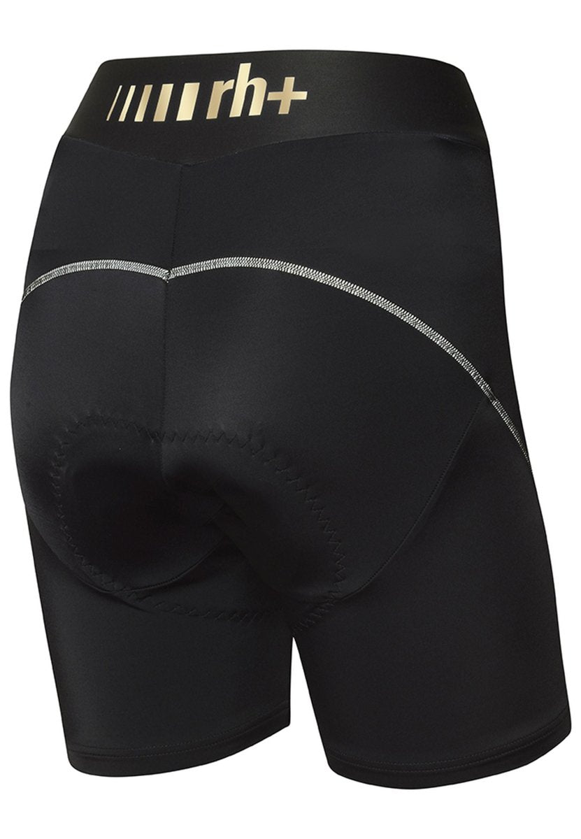 RH+ - 15cm W Short Radhose Damen - black/gold - RHB-ECD0870-912-XS - Sportbrands24