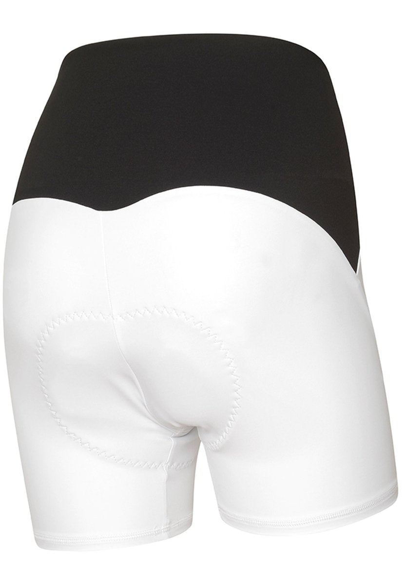 RH+ - HW Short 12cm Fahrradhose Damen - white/black - RHB-ECD0872-009-XS - Sportbrands24