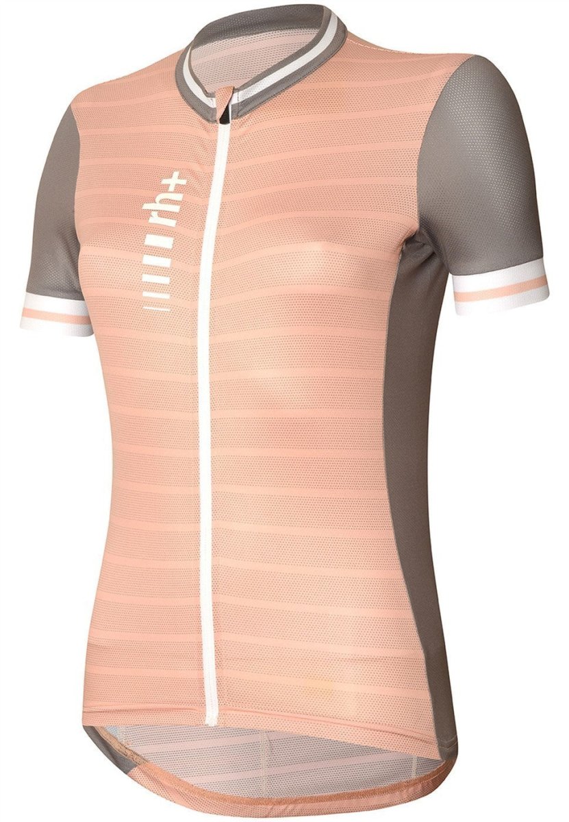 RH+ - Akira W Jersey Radtrikot Damen - blossom/mud/white - RHB-ECD0927-375-XS - Sportbrands24
