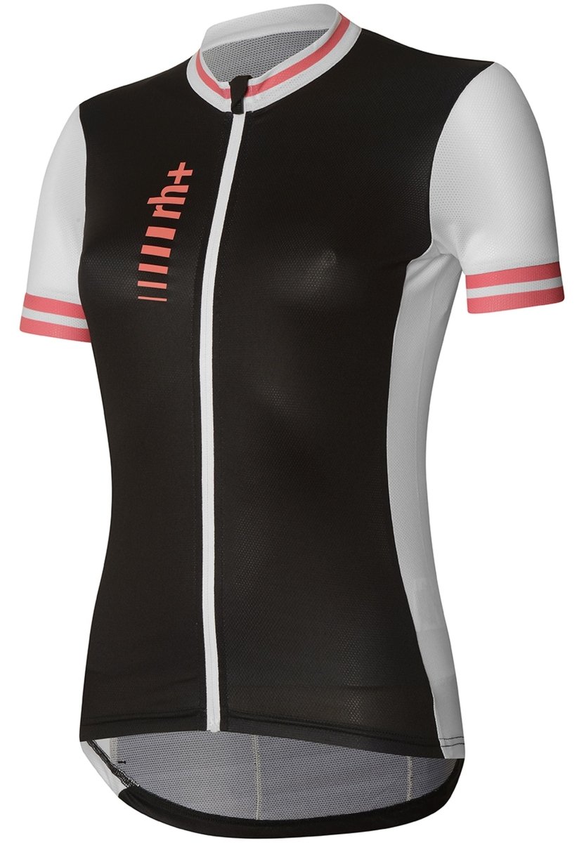 RH+ - Akira W Jersey Radtrikot Damen - black/white/cupcake - RHB-ECD0927-91B-XS - Sportbrands24