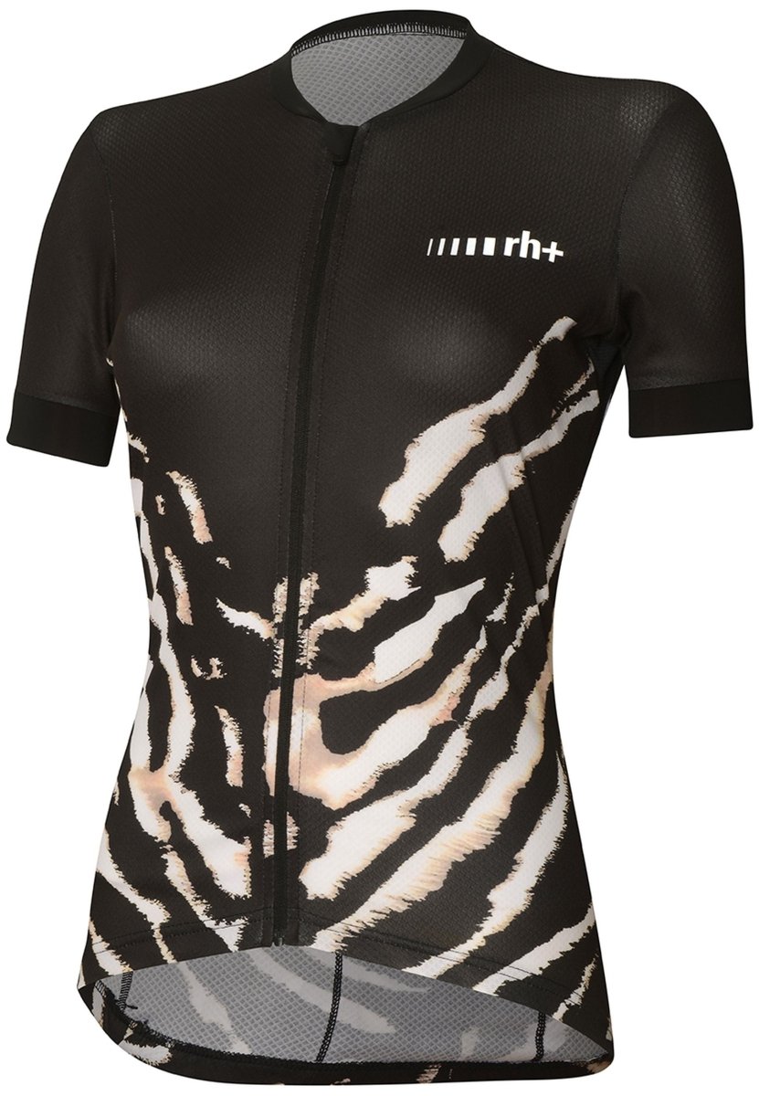 RH+ - Fashion Evo W Jersey Radtrikot Damen - animalier/black - RHB - ECD0928 - 35Z - M - Sportbrands24