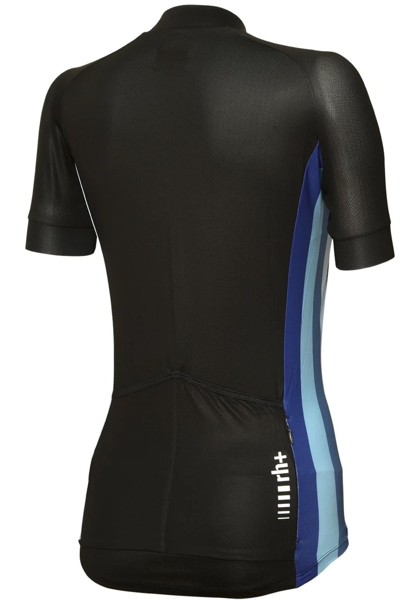 RH+ - Rainbow W Jersey Radtrikot Damen - black/rainbow blue - RHB-ECD0930-99D-XS - Sportbrands24