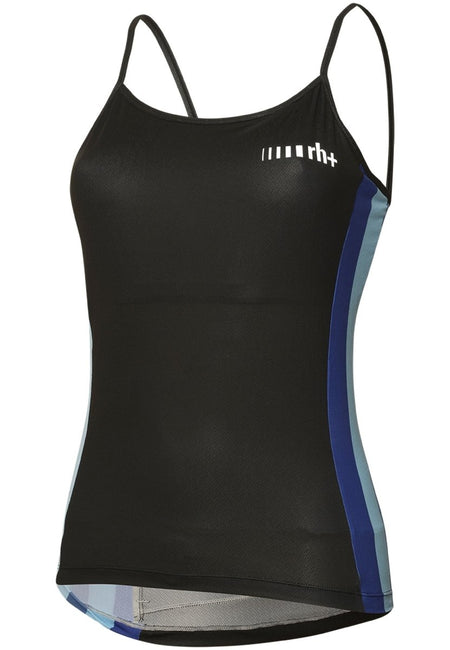 RH+ - Rainbow W Spaghetto Fahrradtrikot Damen - black/rainbow blue - RHB-ECD0939-99D-XS - Sportbrands24