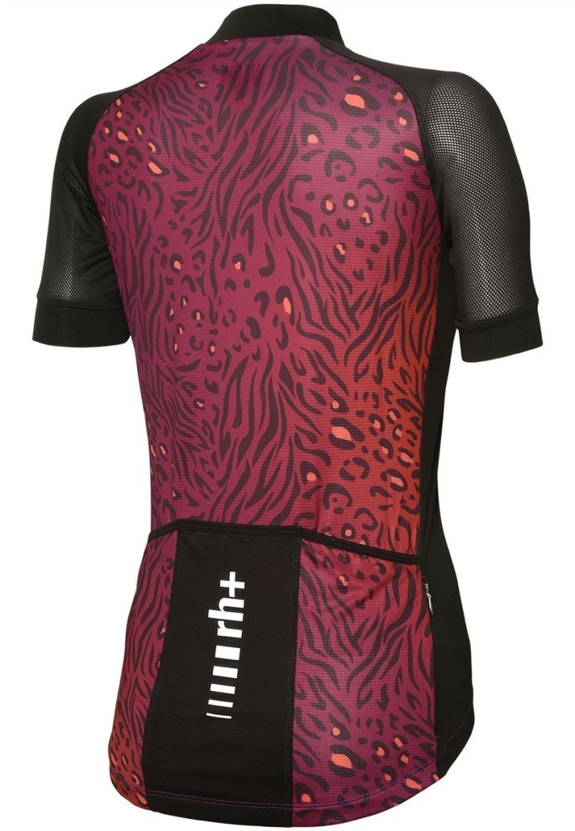 RH+ - Venere Evo W Jersey Radtrikot Damen - black/multi animalier - RHB - ECD0940 - 95A - XS - Sportbrands24