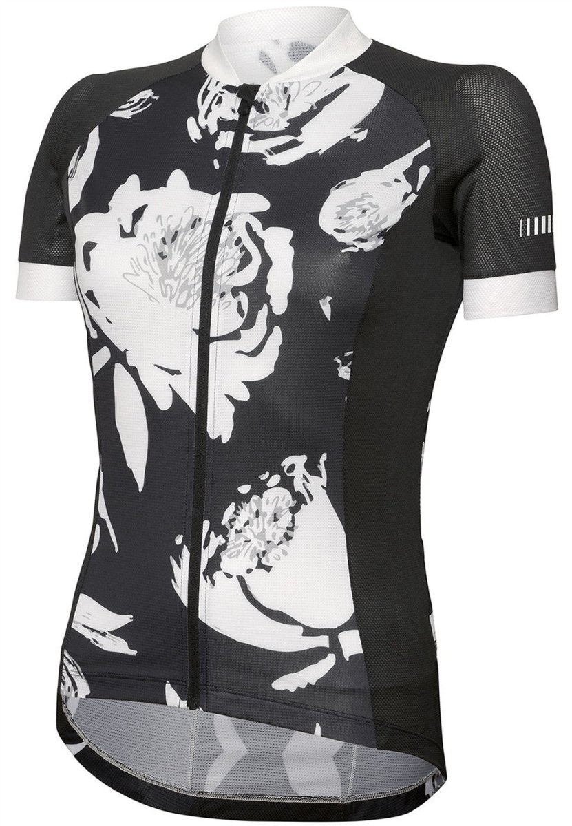 RH+ - Venere Evo W Jersey Radtrikot Damen - flora black white - RHB - ECD0940 - 981 - XS - Sportbrands24