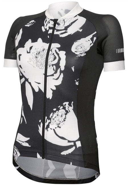 RH+ - Venere Evo W Jersey Radtrikot Damen - flora black white - RHB - ECD0940 - 981 - M - Sportbrands24