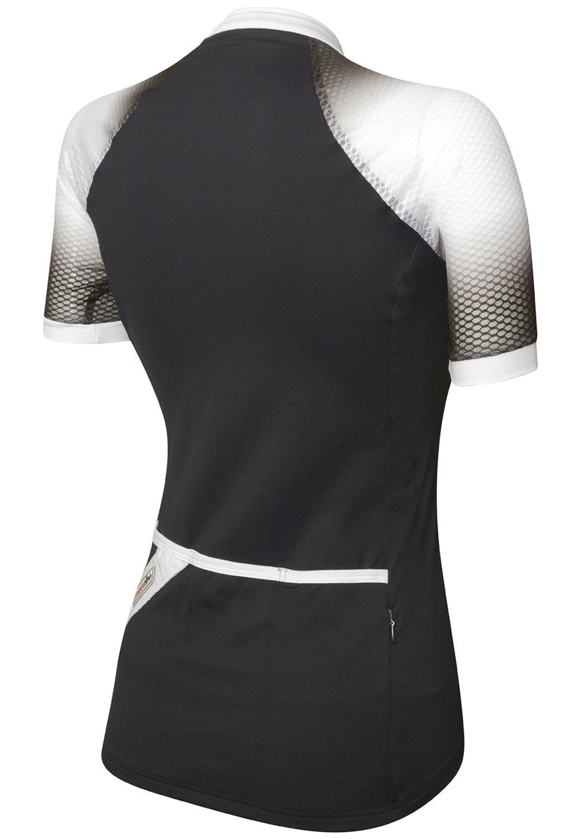 RH+ - Nives W Jersey Radtrikot Damen - black/white - RHB-ECD0986-910-XS - Sportbrands24