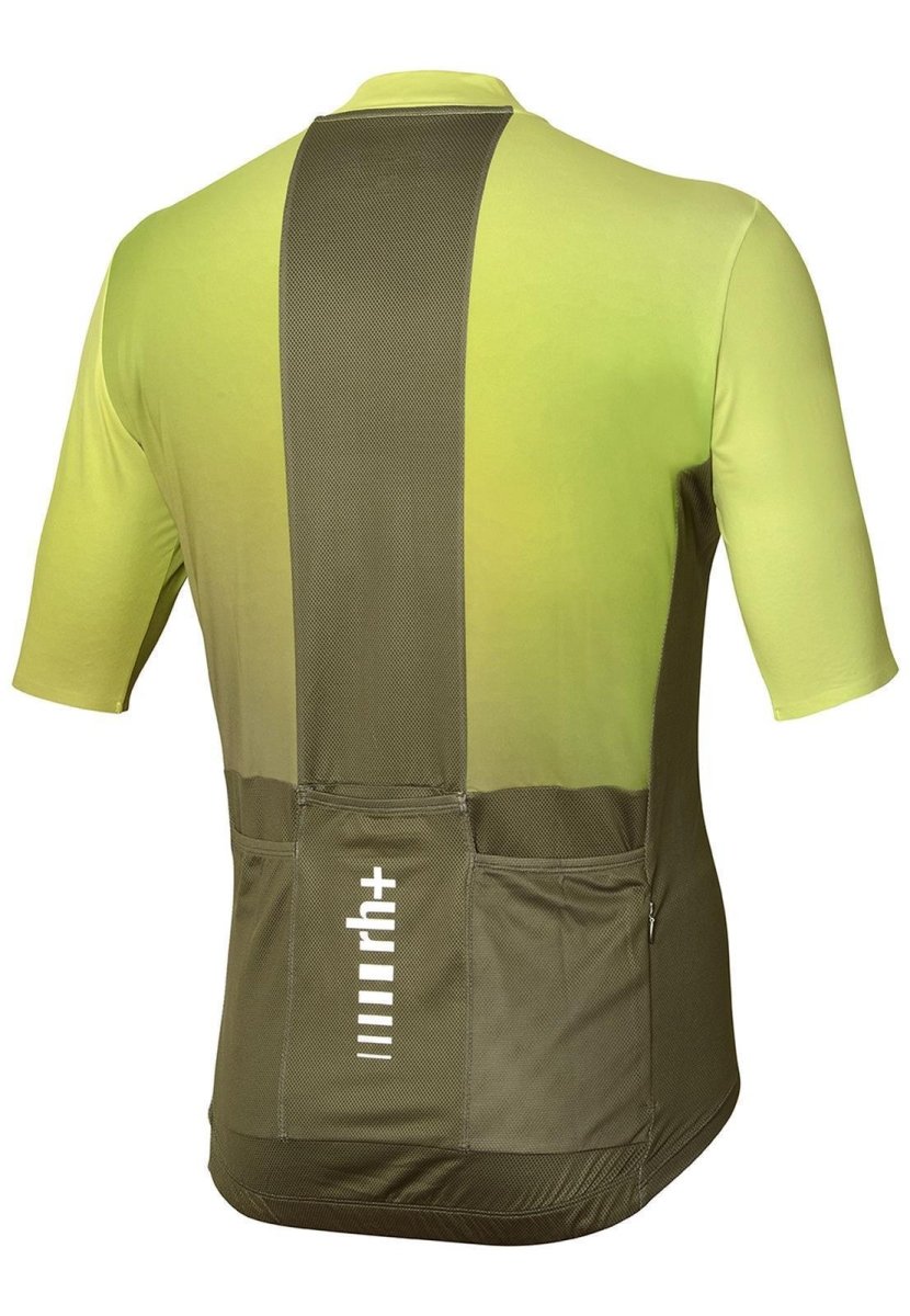 RH+ - Magnus Jersey Radtrikot Herren - glass citrus/kaki - RHB-ECU0834-25Q-S - Sportbrands24