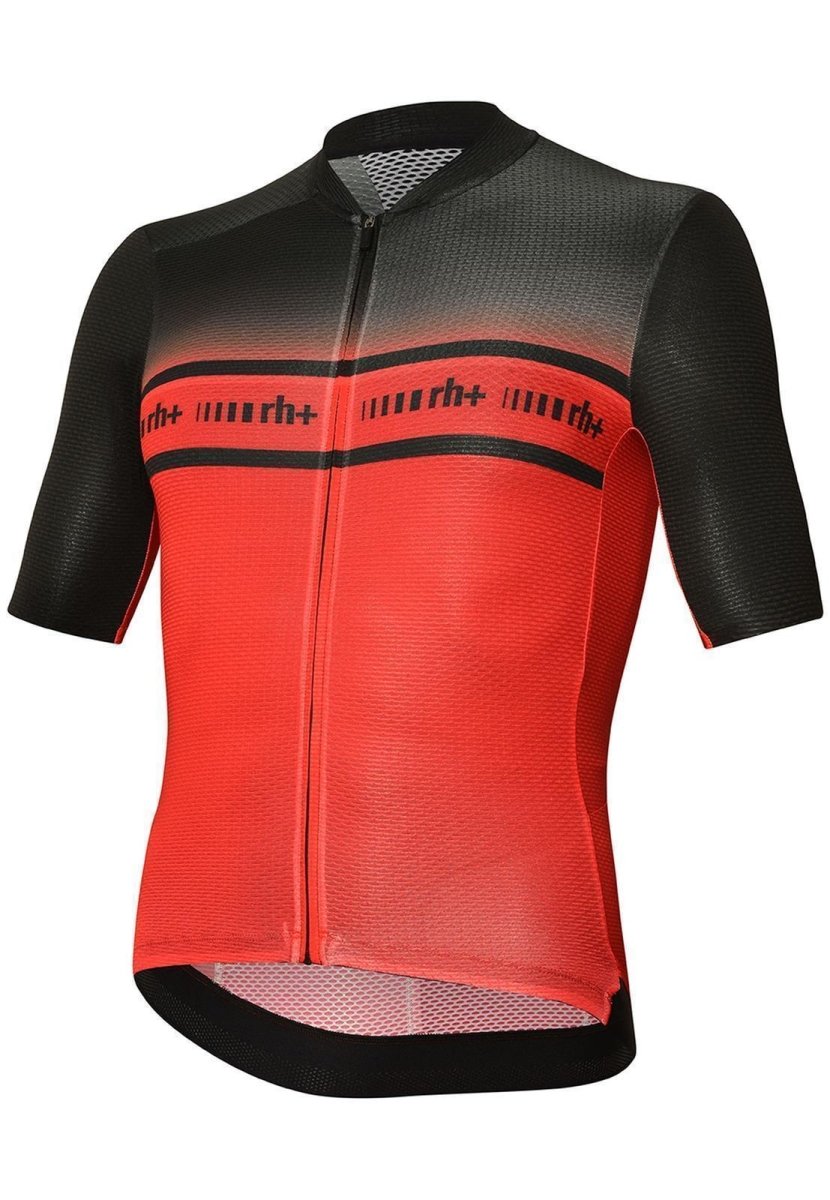 RH+ - Light Climber Jersey Fahrradtrikot Herren - black/red code - RHB-ECU0837-916-S - Sportbrands24