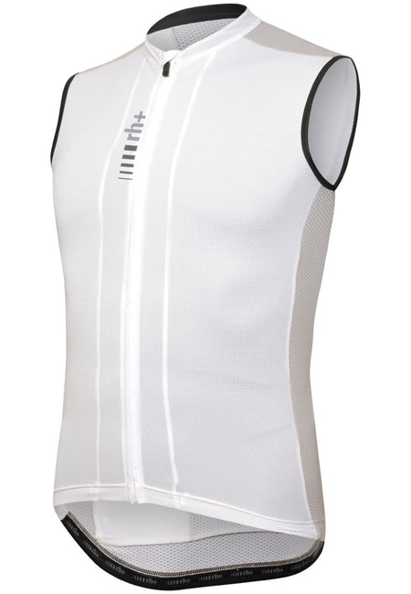 RH+ - New Primo Sleeveless Jersey Radtrikot Herren - white/inuit white/black - RHB-ECU0839-043-S - Sportbrands24