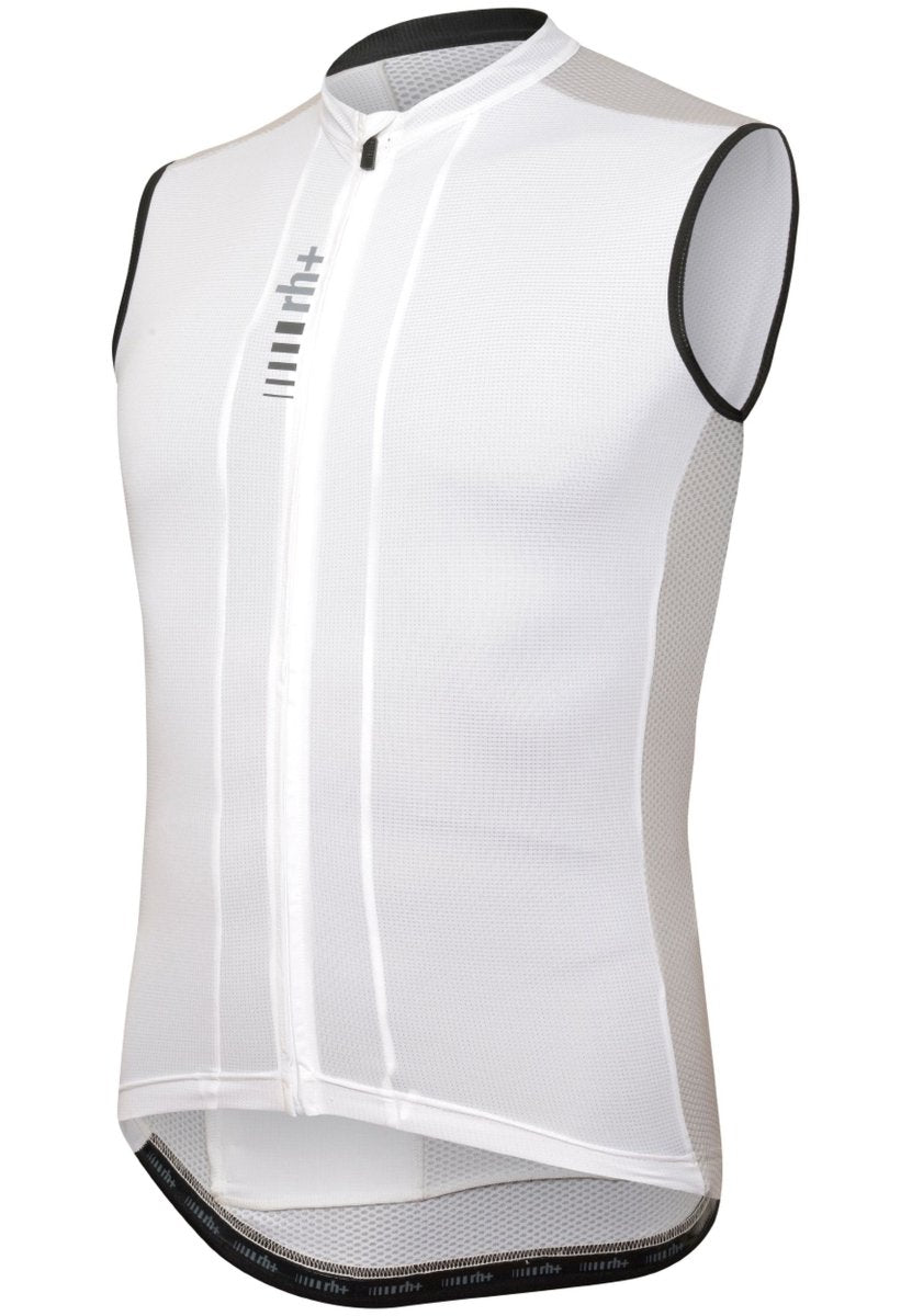 RH+ - New Primo Sleeveless Jersey Radtrikot Herren - white/inuit white/black - RHB-ECU0839-043-M - Sportbrands24
