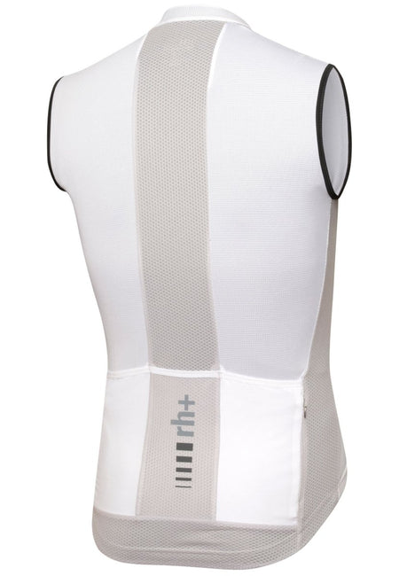 RH+ - New Primo Sleeveless Jersey Radtrikot Herren - white/inuit white/black - RHB-ECU0839-043-S - Sportbrands24