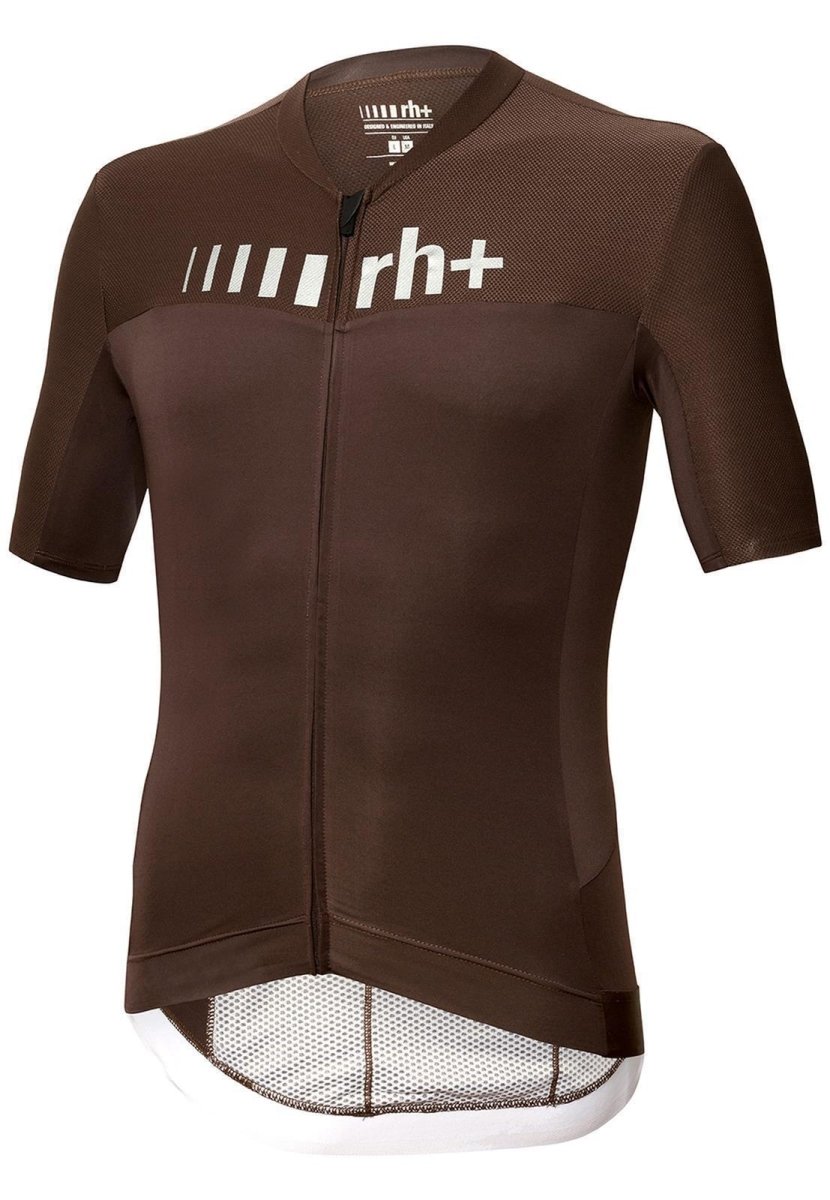 RH+ - Logo Jersey Fahrradtrikot Herren - espresso/dark reflex - RHB-ECU0917-60P-L - Sportbrands24