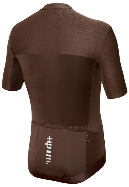 RH+ - Logo Jersey Fahrradtrikot Herren - espresso/dark reflex - RHB-ECU0917-60P-S - Sportbrands24