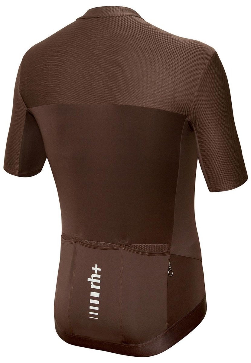 RH+ - Logo Jersey Fahrradtrikot Herren - espresso/dark reflex - RHB-ECU0917-60P-S - Sportbrands24