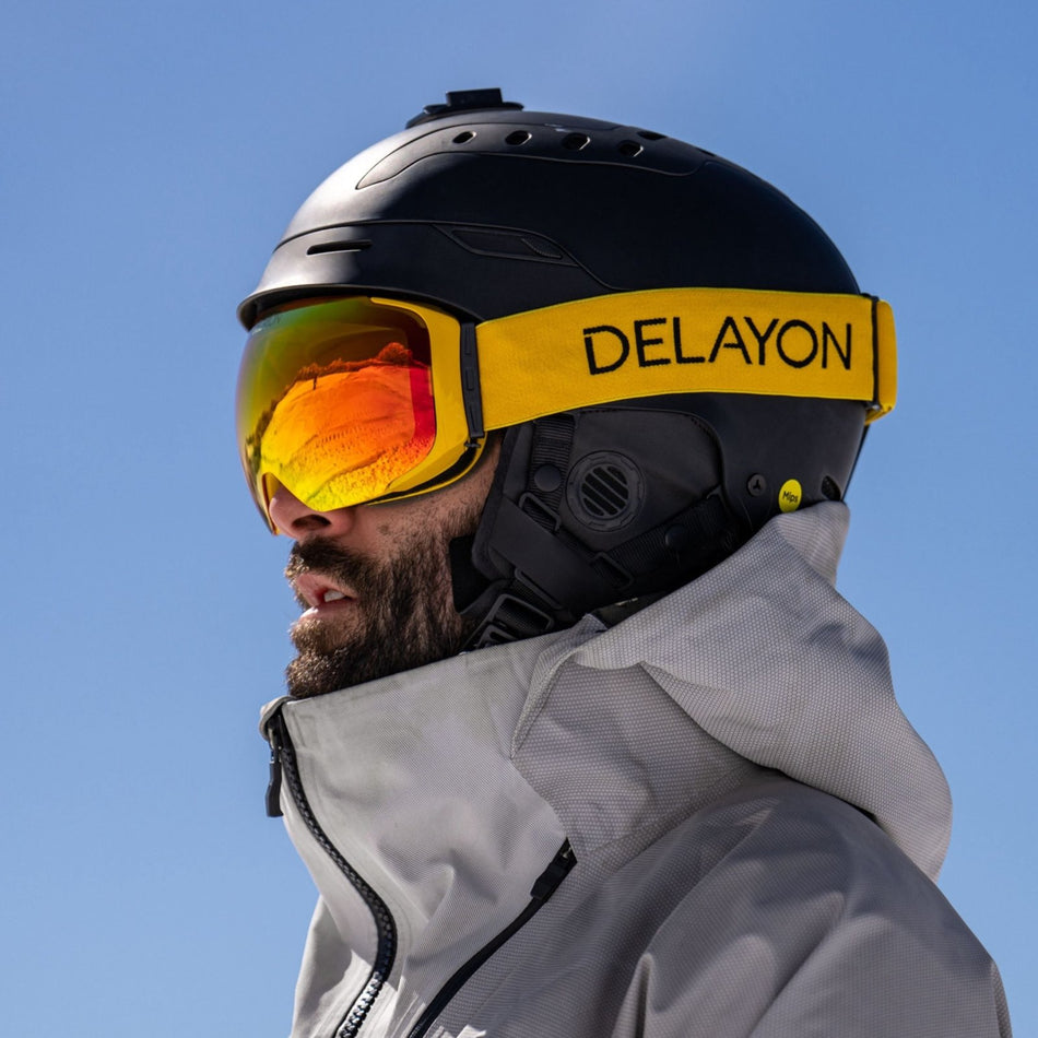 Delayon Eyewear - Explorer Skibrille - Hornet Yellow - Sens® Red (VLT 35%) - DL - C1 - 23 - 82477 - Sportbrands24