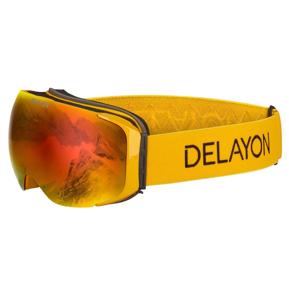 Delayon Eyewear - Explorer Skibrille - Hornet Yellow - Sens® Red (VLT 35%) - DL - C1 - 23 - 82477 - Sportbrands24