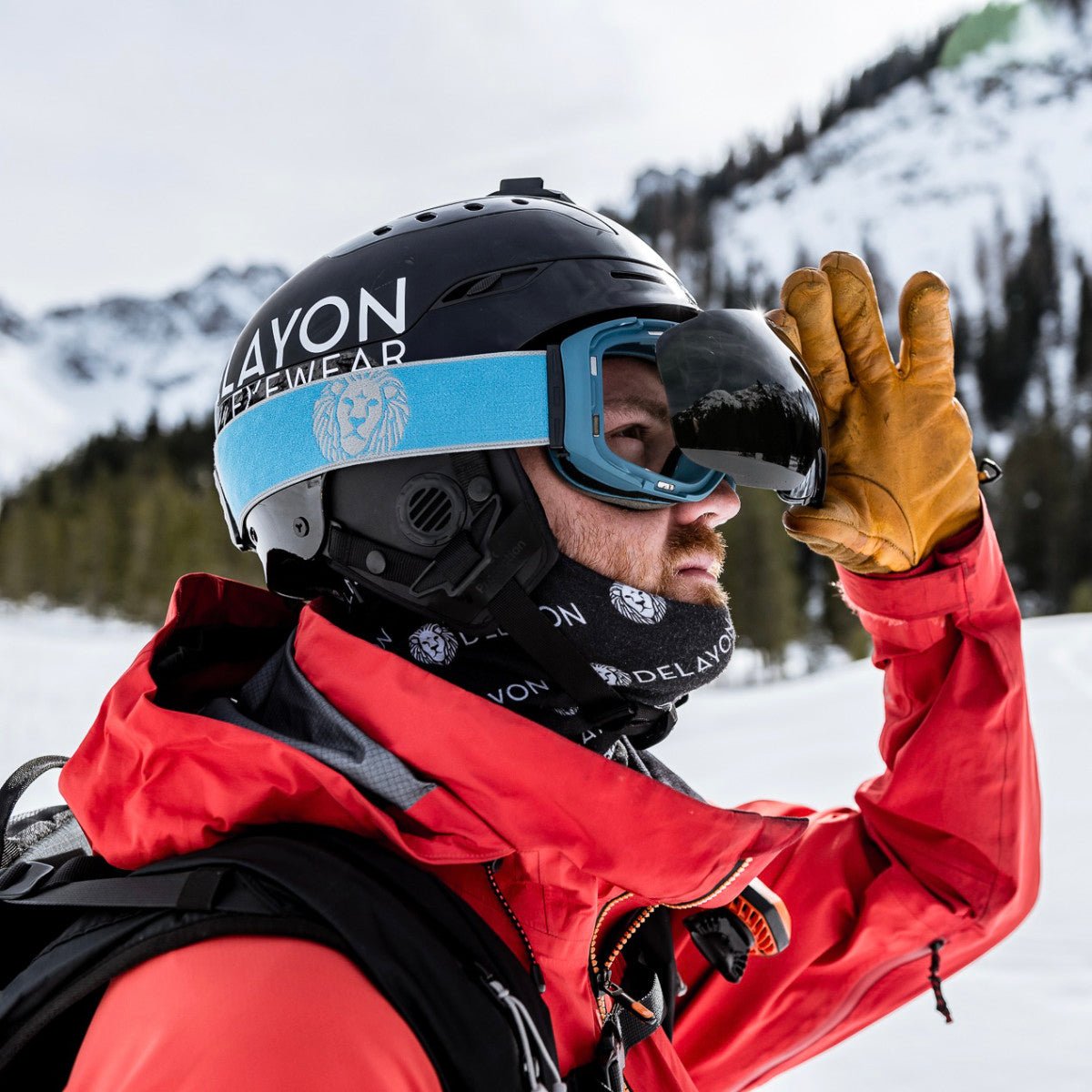 Delayon Eyewear - Explorer OTG Skibrille - Navy/Gray - Sens® Black (VLT 7%) - DL-C1-20-82808 - Sportbrands24