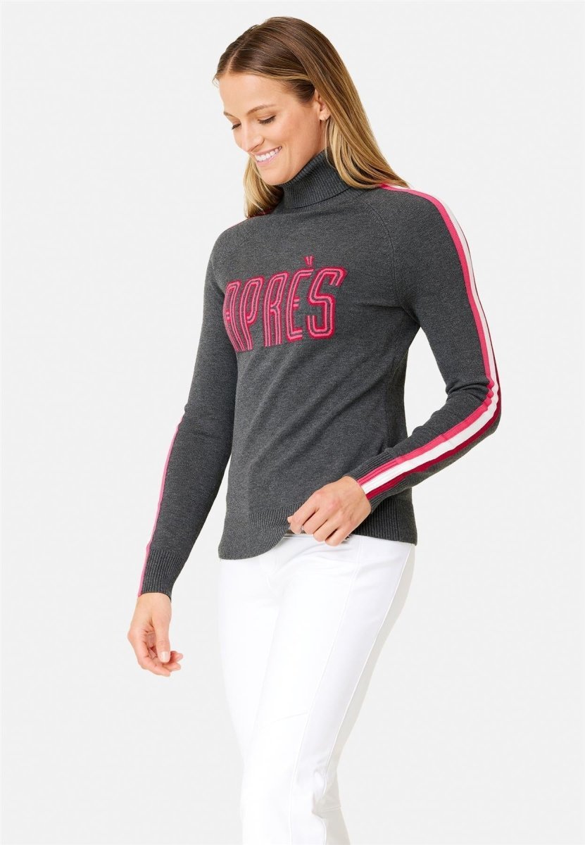 Krimson Klover - Annika Turtleneck Rollkragenpullover Damen - charcoal - KK-F23114-010-XS - Sportbrands24