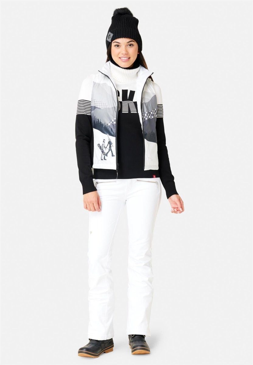 Krimson Klover - Sela Vest Steppweste Damen - snow - KK-F23141-101-XS - Sportbrands24