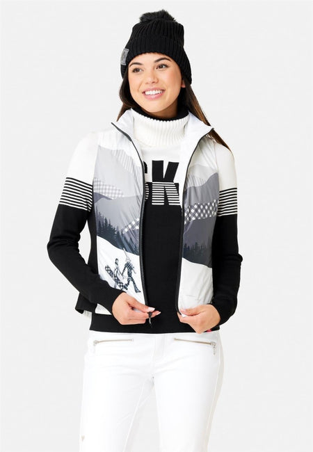 Krimson Klover - Sela Vest Steppweste Damen - snow - KK-F23141-101-L - Sportbrands24