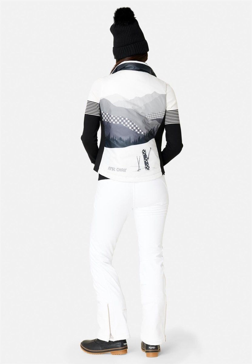 Krimson Klover - Sela Vest Steppweste Damen - snow - KK-F23141-101-XS - Sportbrands24