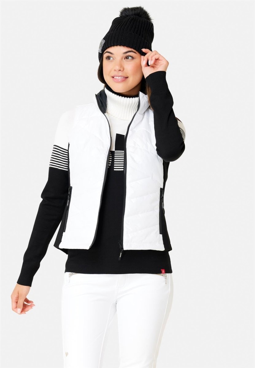 Krimson Klover - Sela Vest Steppweste Damen - snow - KK-F23141-101-XS - Sportbrands24