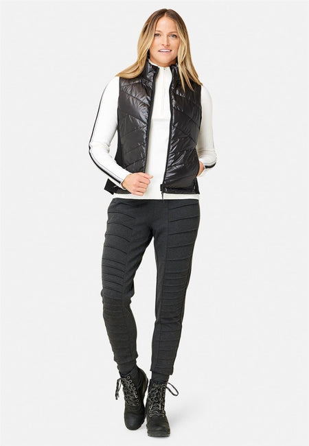 Krimson Klover - Sela Reversible Vest Steppweste Damen - black/zebra - KK-F23141-942-XS - Sportbrands24