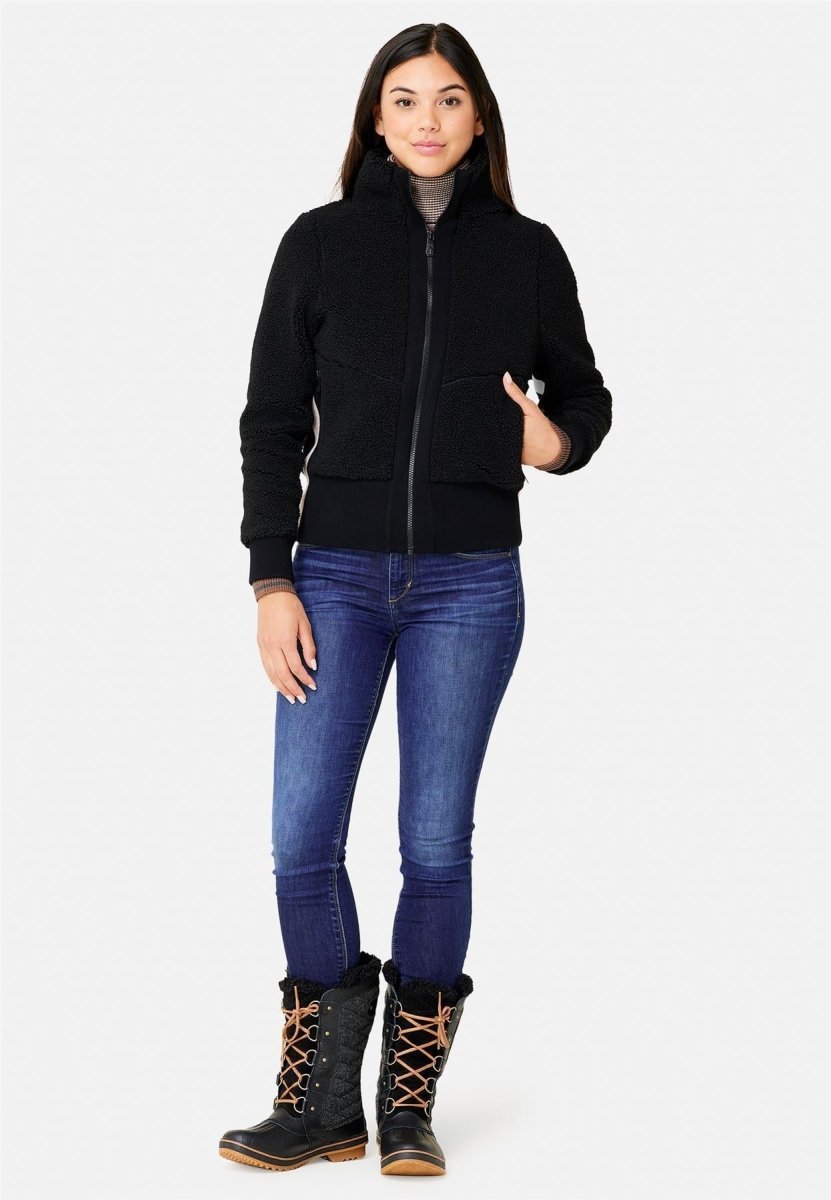 Krimson Klover - Stevie Jacket Fleecejacke Damen - black - KK-F24204-001-XS - Sportbrands24