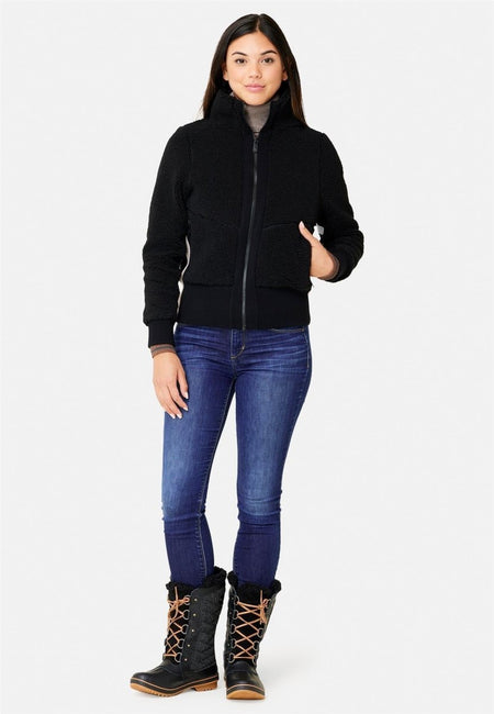 Krimson Klover - Stevie Jacket Fleecejacke Damen - black - KK-F24204-001-XS - Sportbrands24