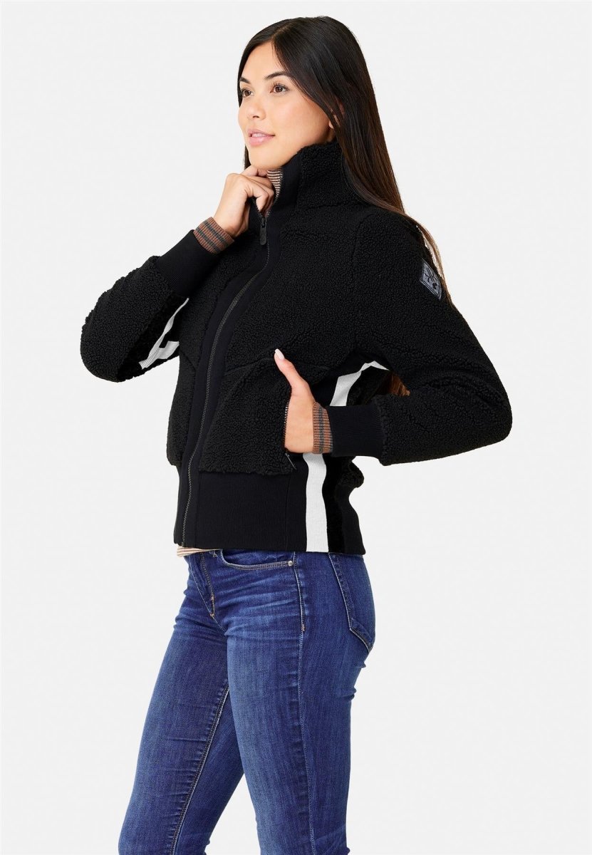 Krimson Klover - Stevie Jacket Fleecejacke Damen - black - KK-F24204-001-XS - Sportbrands24