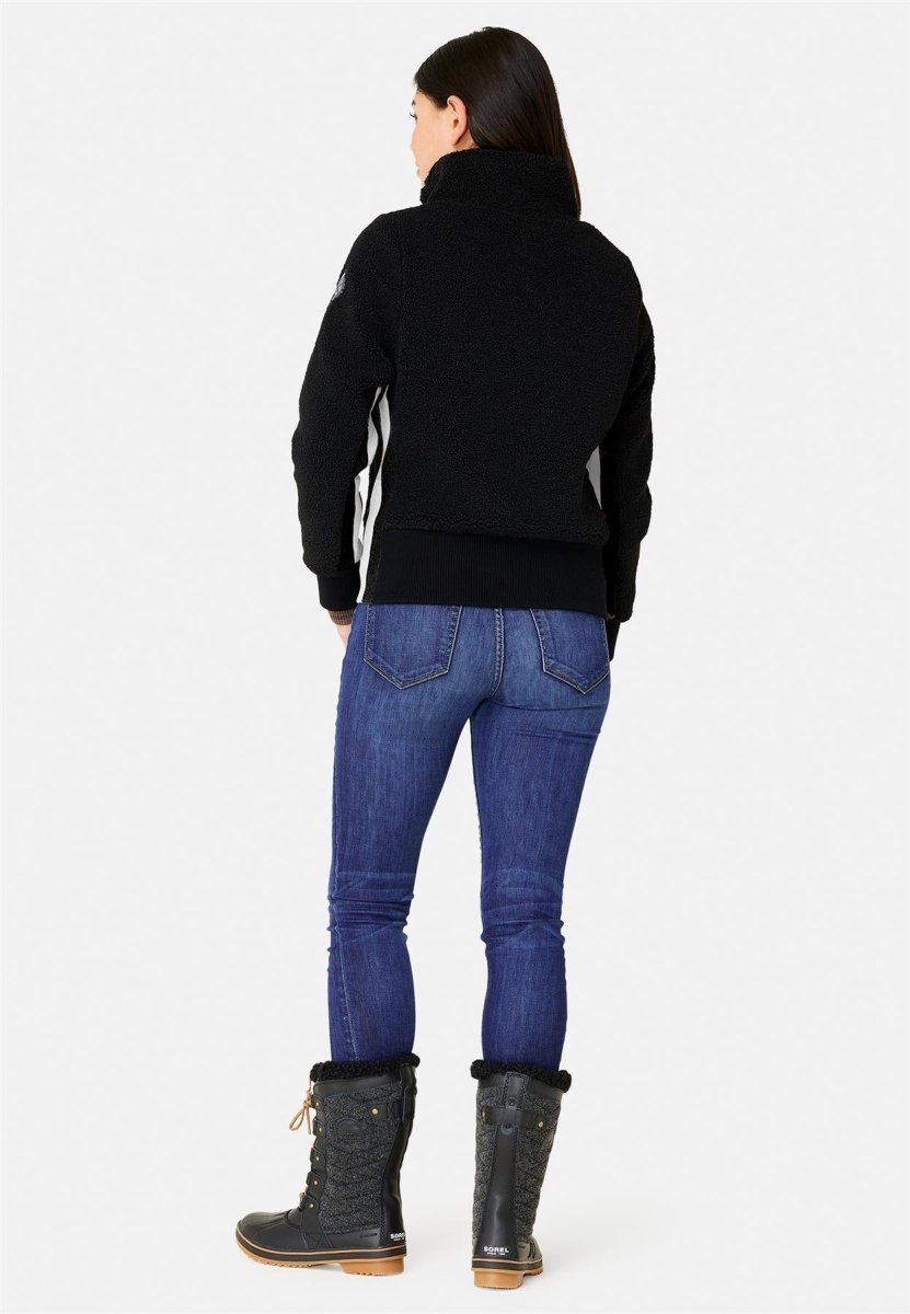 Krimson Klover - Stevie Jacket Fleecejacke Damen - black - KK-F24204-001-XS - Sportbrands24