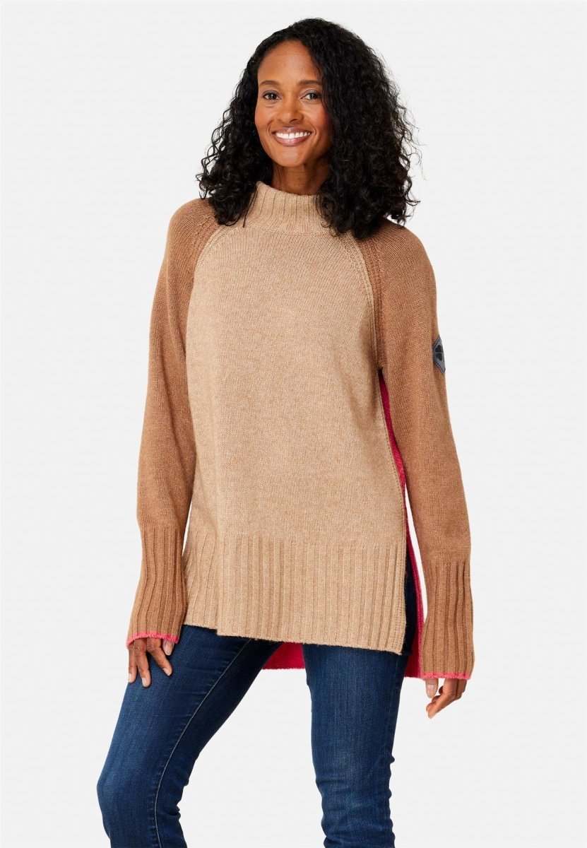 Krimson Klover - Kit Tunic Pullover Damen - cappucino - KK-F23160-220-L - Sportbrands24
