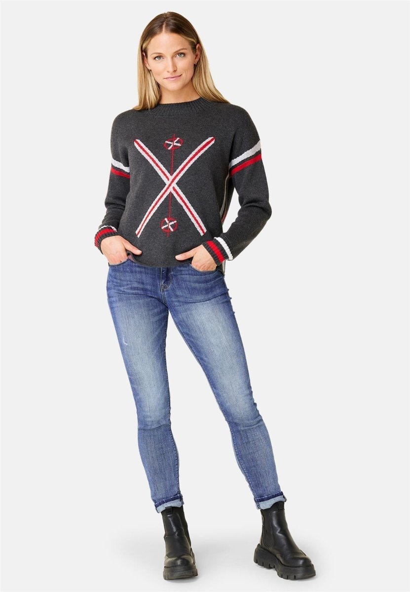 Krimson Klover - Traverse Pullover Damen - charcoal - KK-F23197-010-XS - Sportbrands24