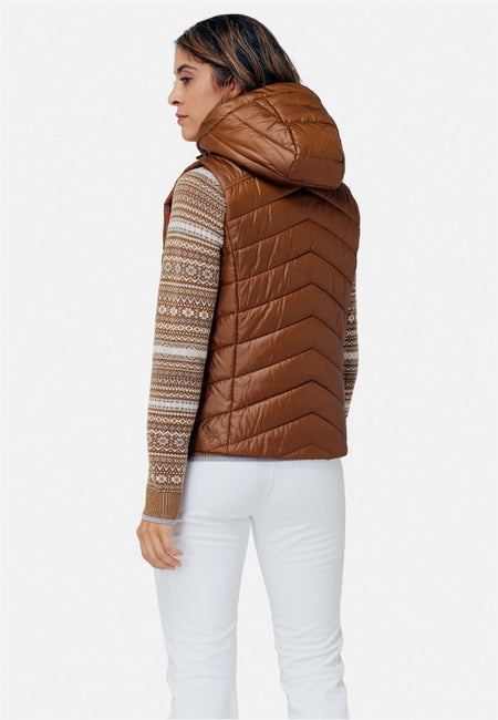 Krimson Klover - Vesta Reversible Vest Weste Damen - pecan - KK-F24104-212-XS - Sportbrands24