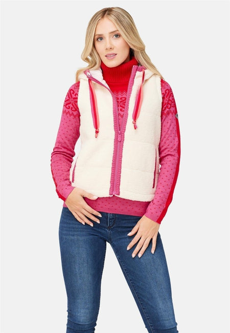Krimson Klover - Bella Hoody Vest Weste Damen - natural - KK-F24208-115-M - Sportbrands24