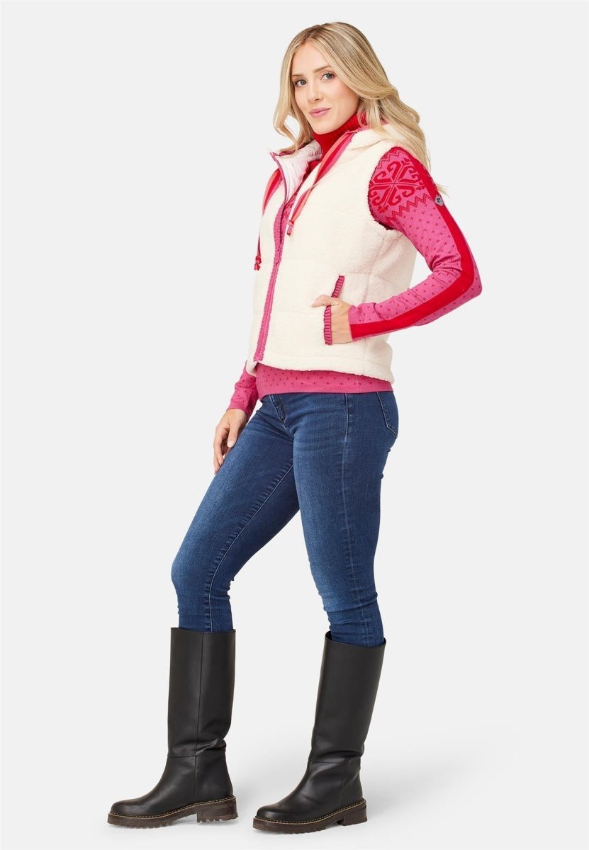 Krimson Klover - Bella Hoody Vest Weste Damen - natural - KK-F24208-115-XS - Sportbrands24