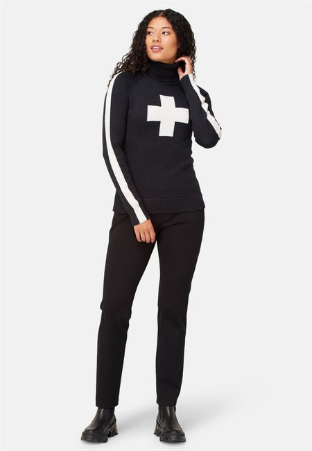 Krimson Klover - Geneva Turtleneck Pullover Damen - h. black - KK-F24702-006-XS - Sportbrands24