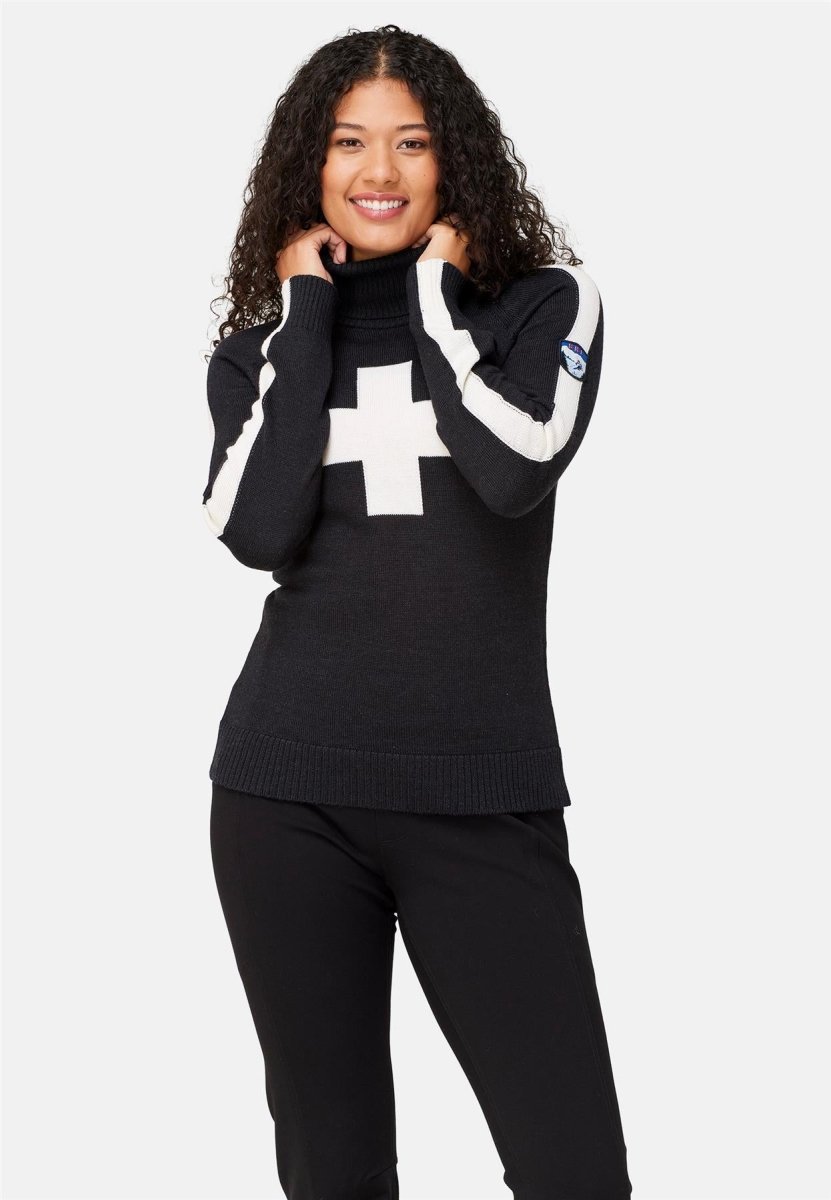 Krimson Klover - Geneva Turtleneck Pullover Damen - h. black - KK-F24702-006-M - Sportbrands24